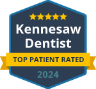 Top Patient Rated Kennesaw Dentist 2024 Badge